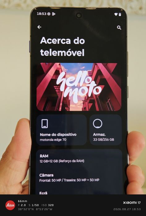 Vendo Motorola Edge 70 -256gb como novo na caixa