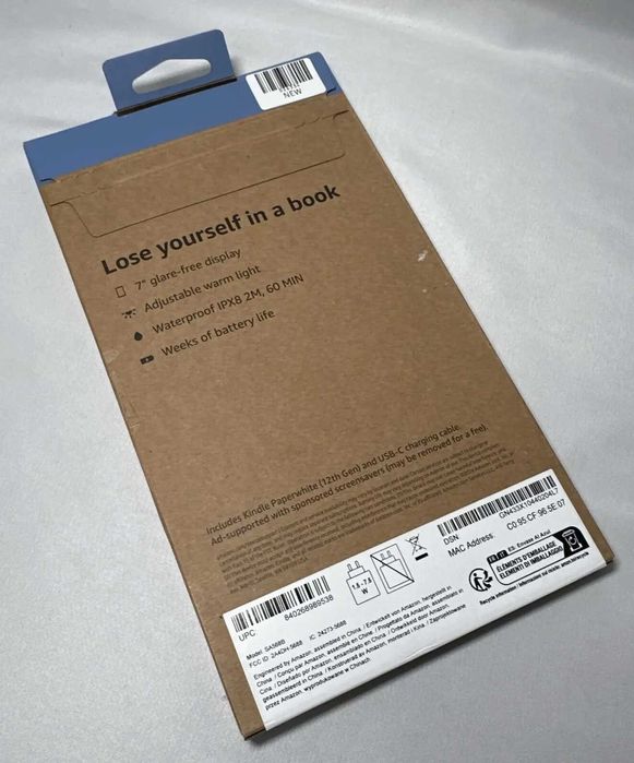 Online Amazon Kindle Paperwhite 12-е покоління 16Gb екран 7" підручник