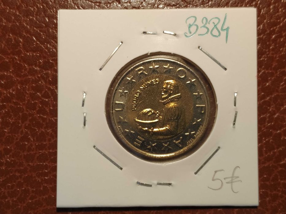 B384 moeda BNC de 100 escudos de 1993 bimetálica - Portugal
