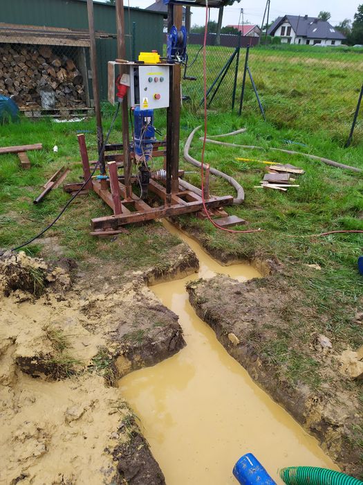 Studnia głębinowa, wiercenie studni, studnie, drenaż, pompa ciepła