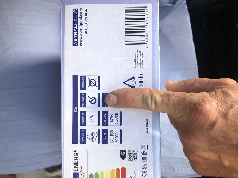 Lampada led para piscina 3000 k