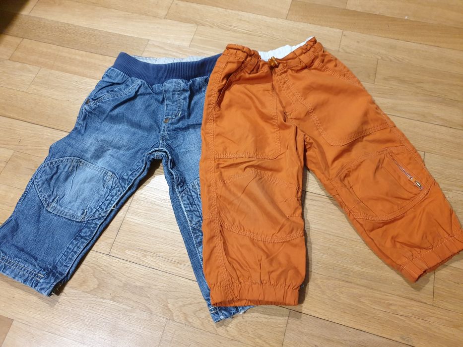 Calças de criança forradas 86cm