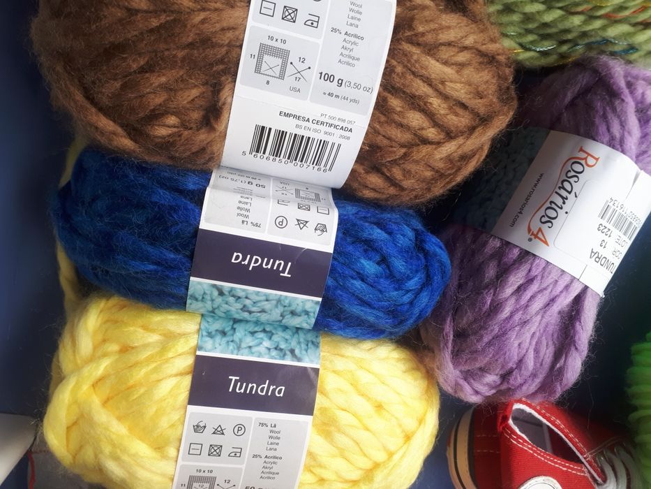 Lãs tricotar quentinhas