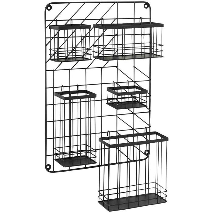 Półka ścienna, organizer, półka wisząca, szer x wys: 35x50cm, Welltime