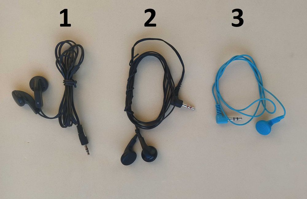 Auriculares com fio