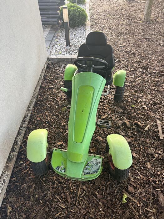 Gokart zielono-czarny