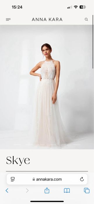 Suknia ślubna Skye Anna Kara + dodatki