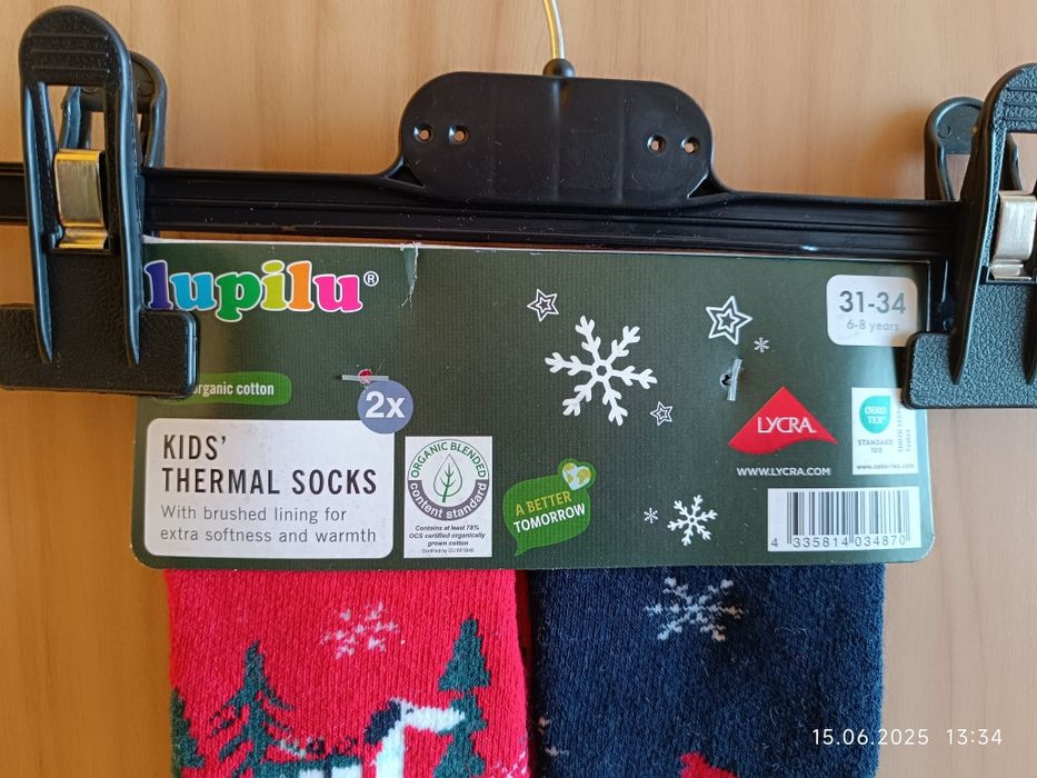 Skarpety termiczne i antypoślizgowe r 31-34