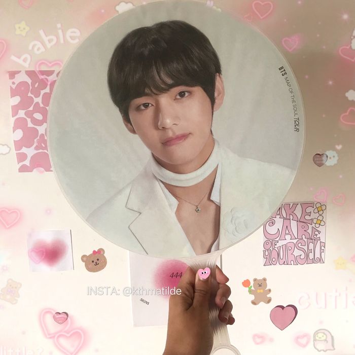 KPOP BTS V Taehyung Image Picket/Leque