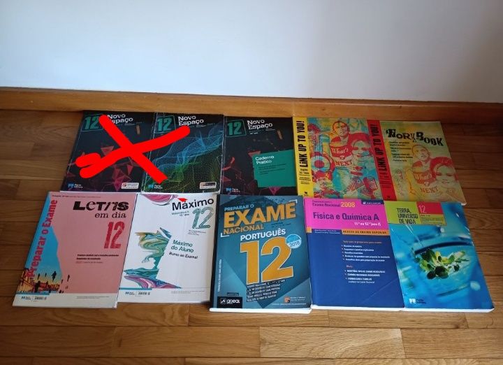 Manuais e cadernos de atividades 12ºano