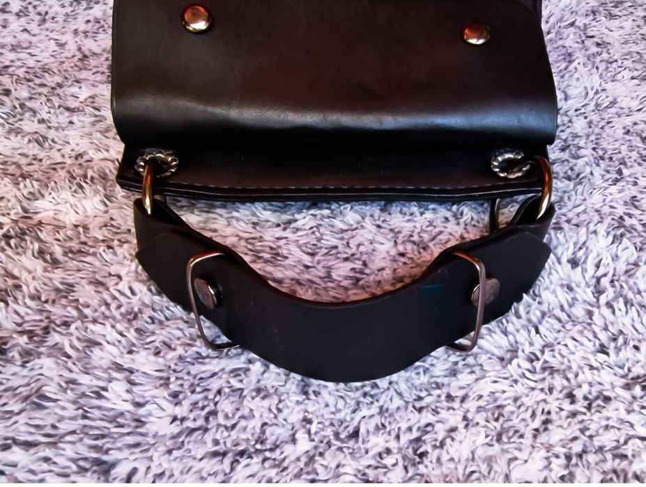 Torebka dwustronny kuferek czarny