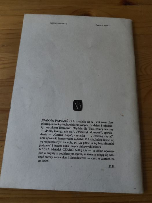 Nasza mama czarodziejka Papuzińska 1988