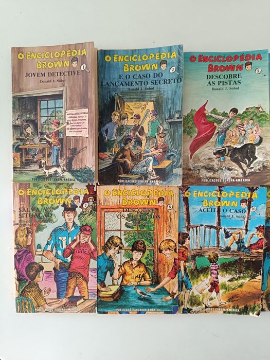 Conjunto de livros O Enciclopédia Brown