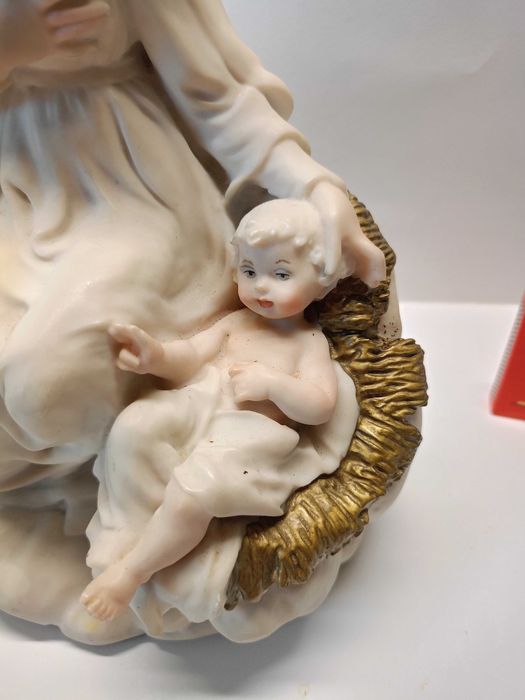 Duża figura Matka Boża z dzieciątkiem Jezus Capodimonte G.Armani