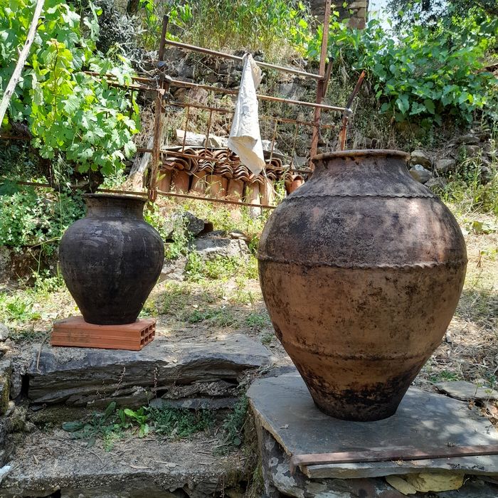 Potes vintage rustico  barro