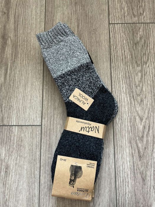 Skarpety męskie wełniane z Alpaki 3 pary
