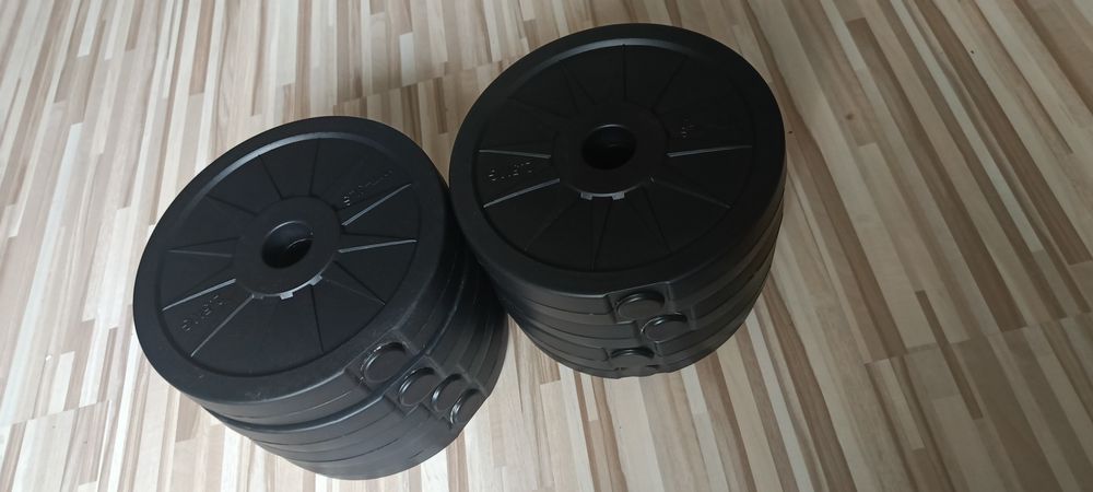 Obciążenie do hantli i gryfów 20kg 8 sztuk