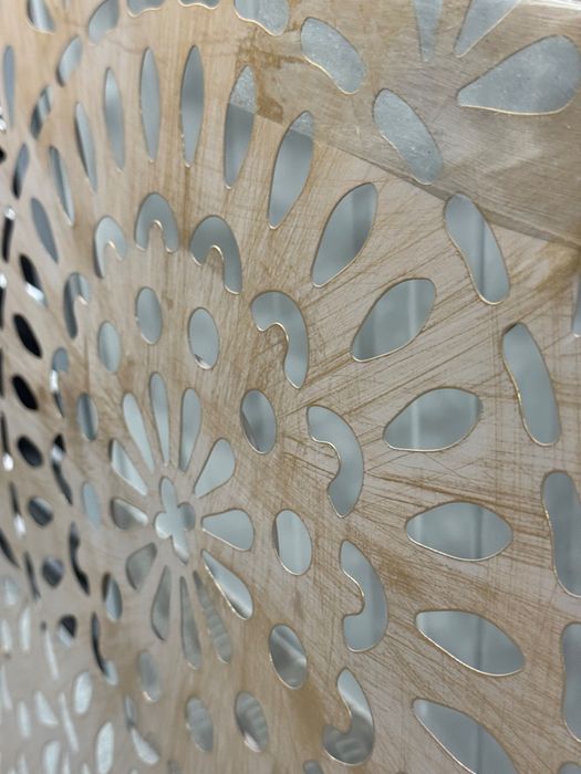 Mandala grande em ferro, para pendurar