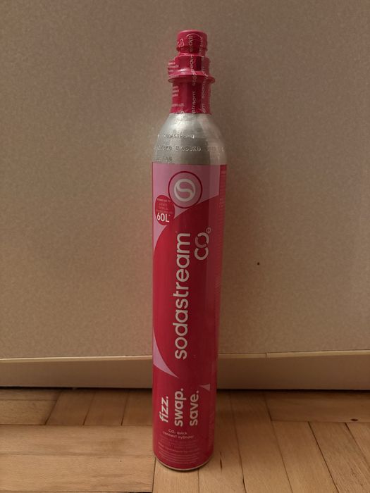 Różowy nabój do sodastream nowy nie uzywany