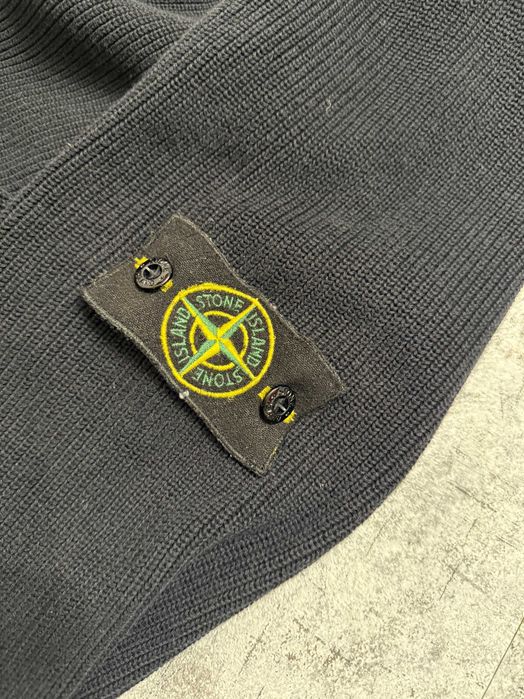 Світшот, светр, кофта Stone Island Navy Blue Crewneck Knit