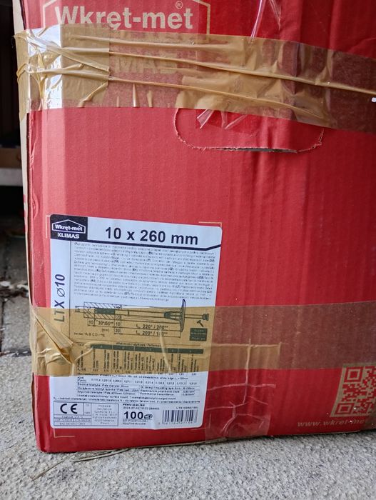 KOŁKI LĄCZNIKI DO STYROPIANU 26cm + zaślepki +frez