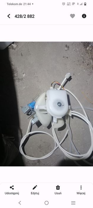 Lodówka Samsung side by side medel RSA 1ZTMG