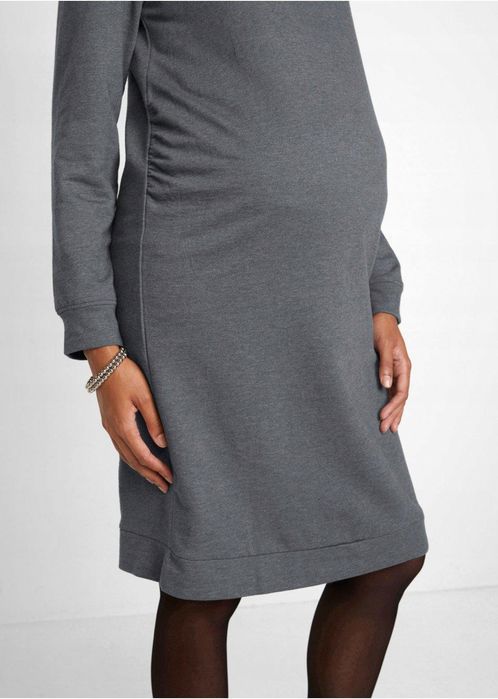 B.P.C sukienka ciążowa grafitowa dresowa 40/42.