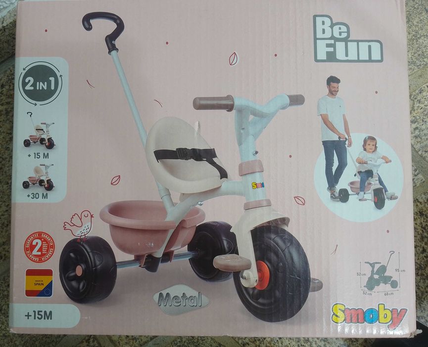 Triciclo Smoby be fun 2 em 1