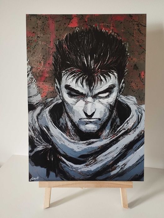 Guts pintura original em tela