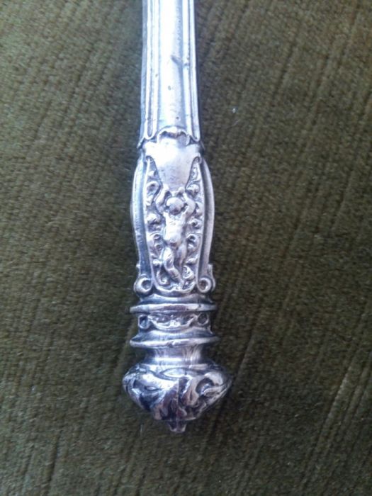 Łopatka /nóż tortu / ryb secesja środek stołu starocie sztućce