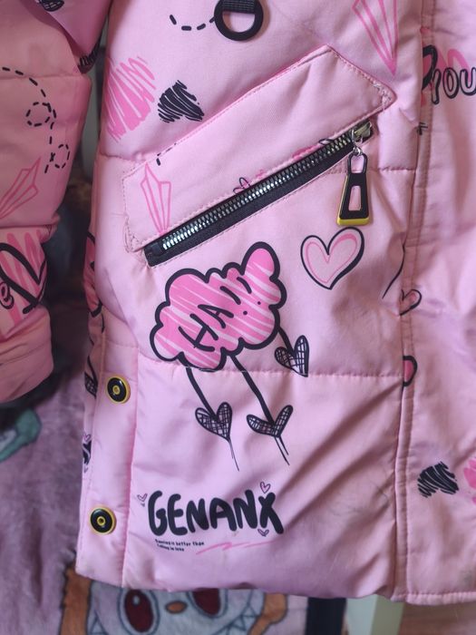 Зимова курточка для дівчинки р 116