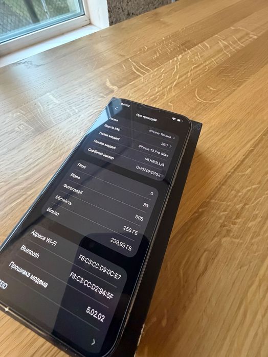 iPhone 13pro max 256Gb