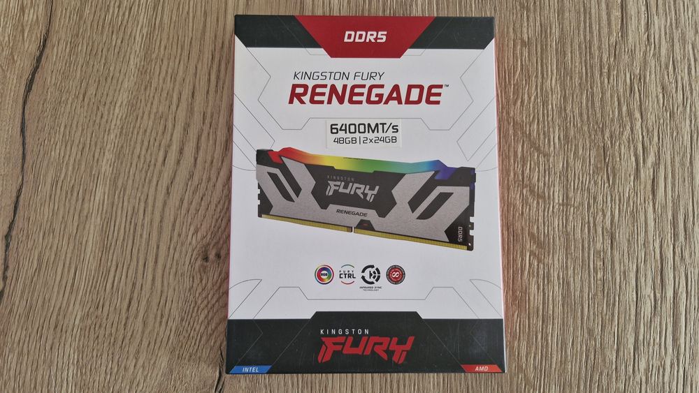 Pamięć Kingston Fury Renegade RGB DDR5 2x 24 GB 48GB 6400MHz CL32 NOWA