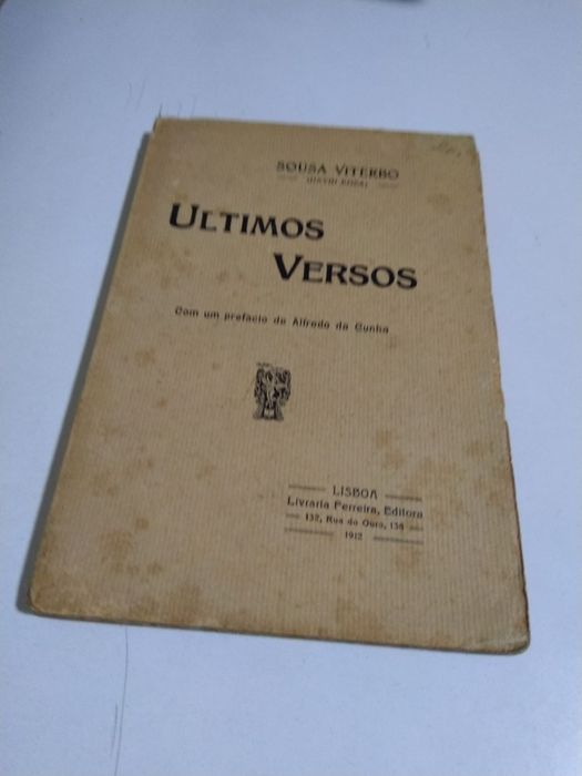 Últimos Versos, de Sousa Viterbo