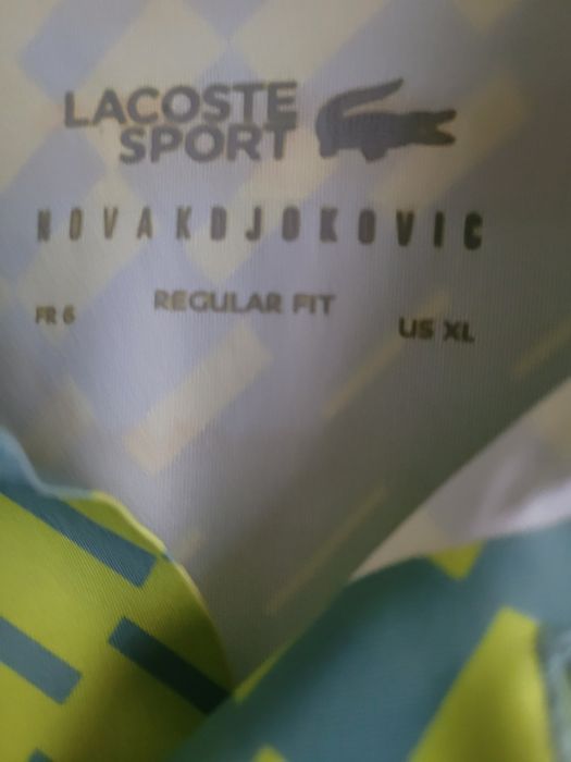 ‼️Koszulka LACOSTE Sport Novak Djokovic Player Edition