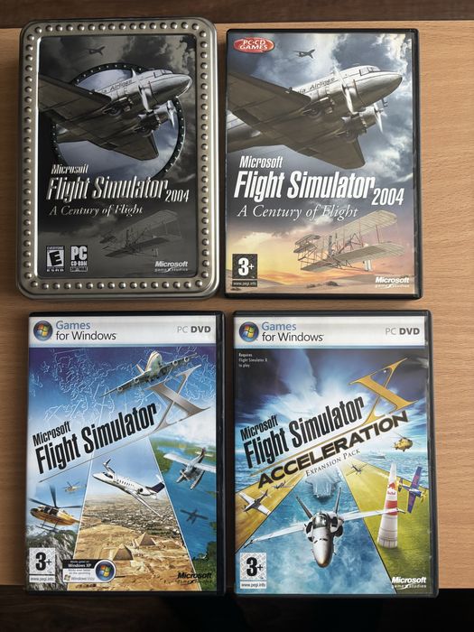 Microsoft Flight Simulator 2004 та X, PC, ліцензія