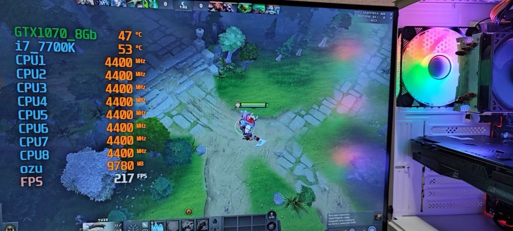 Игровой ПК i7 ddr4 cs2 gtaV dota wot fs25 rust pubg