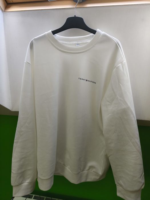 Nowa Biała bluza Tommy Hilfiger