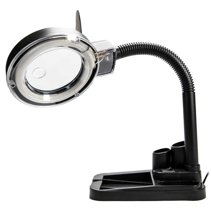 Lampa z lupą Yihua 708 90mm 3D/10D - czarna z organizerem NOWA