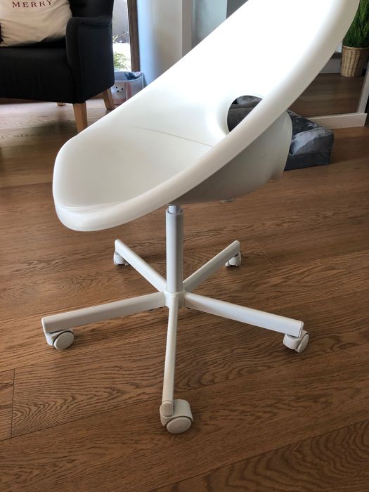 LOBERGET / SIBBEN Dziecięce krzesło biurowe, biały