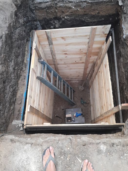 Выгребные ямы, копка траншей, колодцев, заборов фундаментов ...