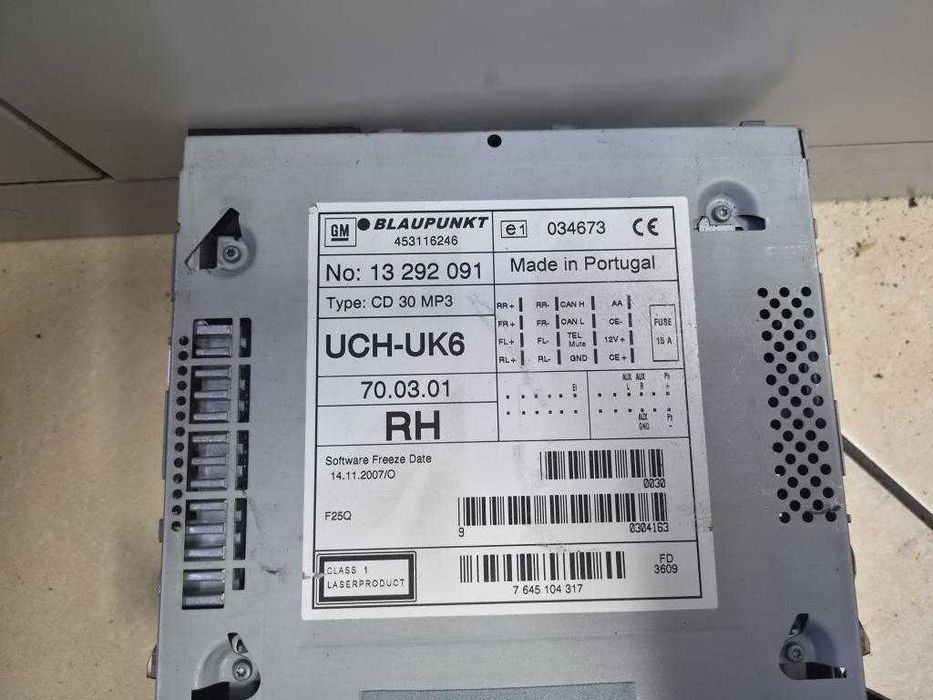 Radio Opel Meriva A CD30 MP3 duży ekran wyświetlacz