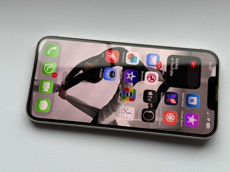 zadbany Apple iPhone 14 128 gb komplet bez locka