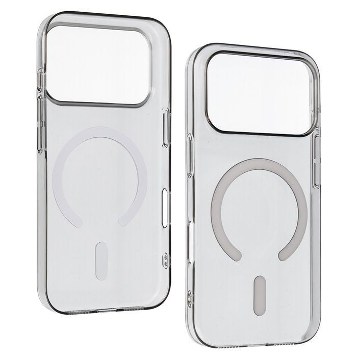 Transparent Slim Magsafe Case do Iphone 17 Pro grey