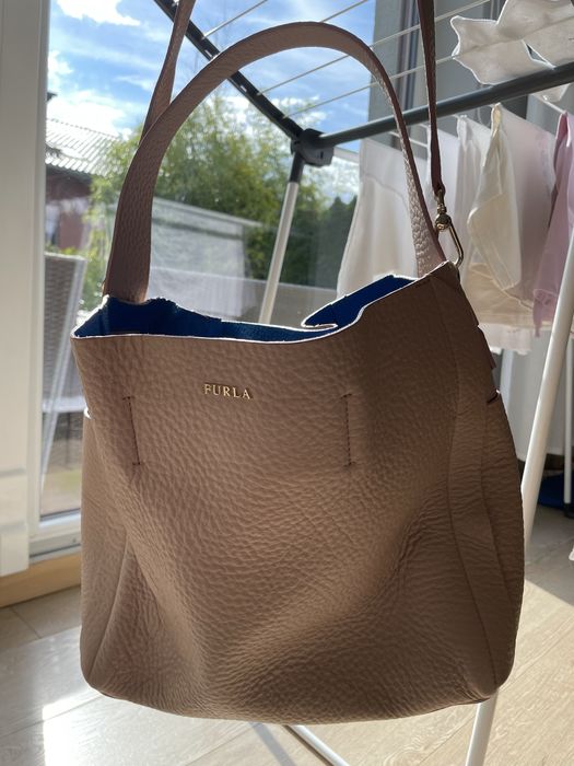 Furla, torebka, torba, pudrowy róż