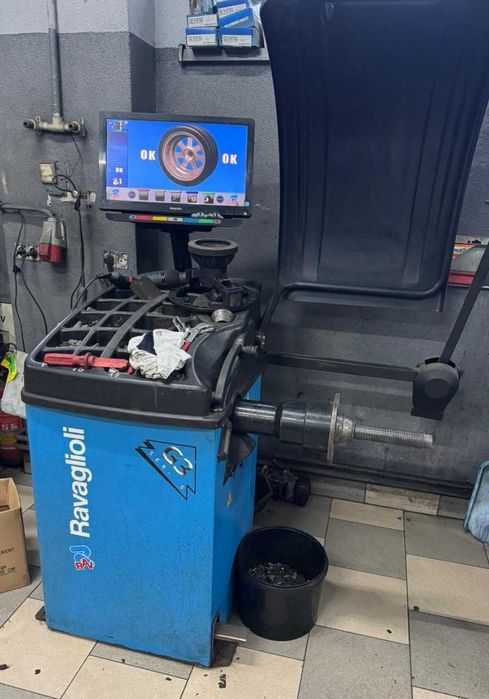 Montażownica + Wyważarka Giuliano 2x Przystawka + Ravaglioli