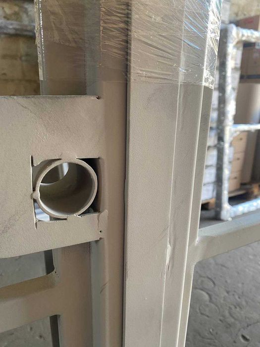 Откатные ворота с калиткой, Каркас ворот, Сдвижные ворота