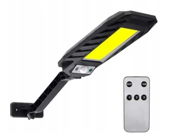 lampa solarna  uliczna latarnia  120 LED COB MOCNA