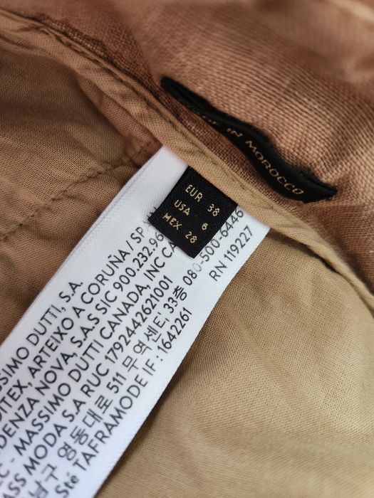 Лляні шорти Massimo Dutti