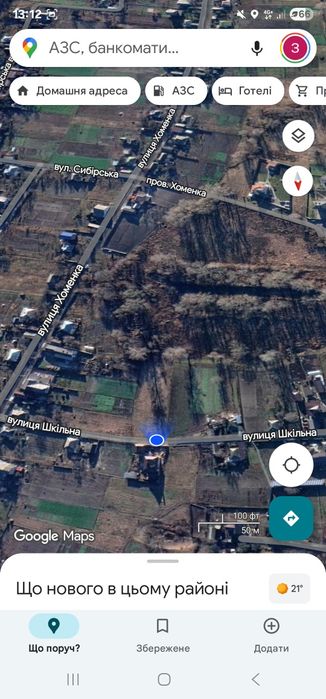 Продаж ділянки ОСГ  в центрі села Рожни